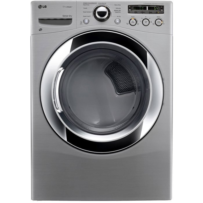 LG DLEX3250V 7.3 Cu. Ft. Ultra-Large Electric SteamDryer with Sensor Dry &Acirc;&ndash; Graphite Steel