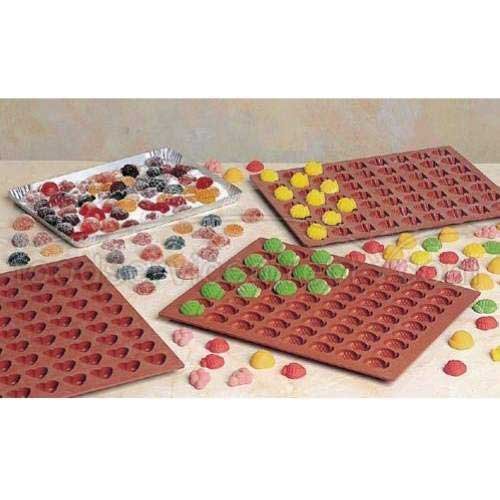 World Cuisine Paderno Grape Candy Non-Stick Silicone Mold - 56 Imprint -- 1 each.