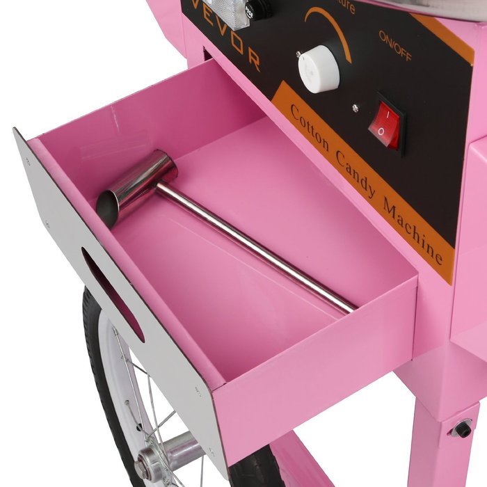 FoodKing Cotton Candy Machine Candy Floss Maker Electric Floss Maker Commercial Use 1030W for Wedding Party (Cotton... N22