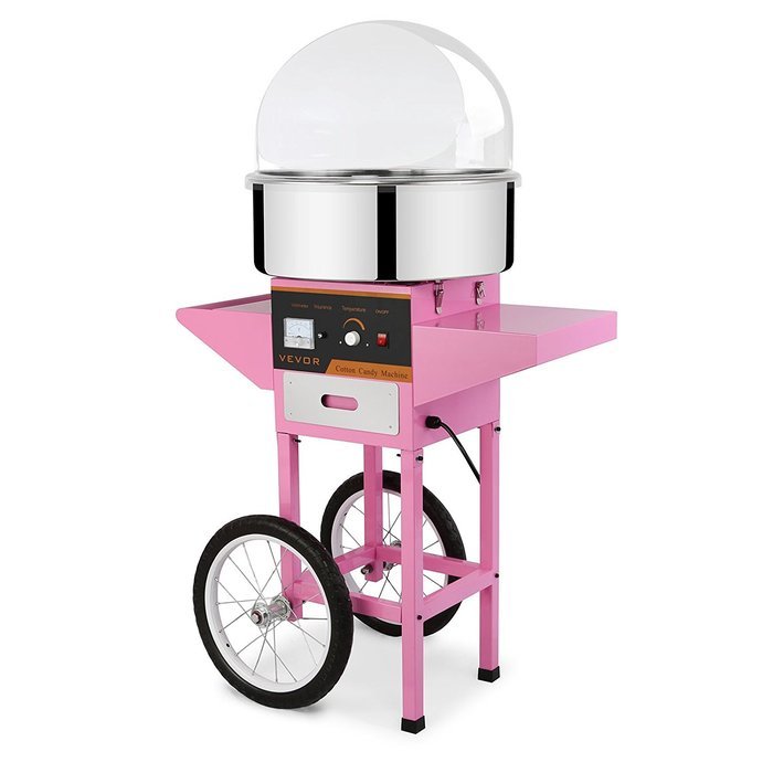 FoodKing Cotton Candy Machine Candy Floss Maker Electric Floss Maker Commercial Use 1030W for Wedding Party (Cotton... N24