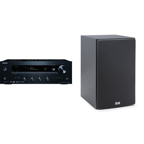Onkyo TX-8160 Network Stereo Receiver with a pair of ELAC B5 Debut Series 5.25" Bookshelf Speakers by Andrew Jones