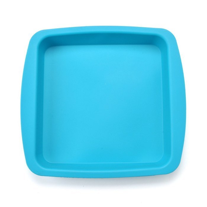 8.8 Inches Square Tray Nonstick Flexible Silicone Oven Cake Baking Candy Making Moulds Easy Demoulding Cake Pans... N4
