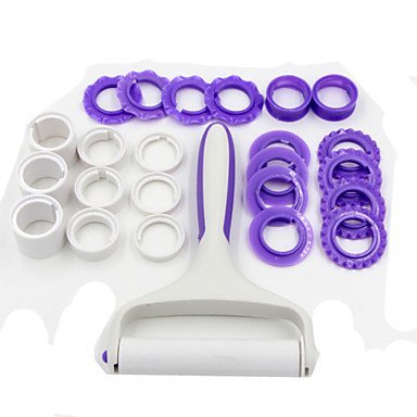 Y&XL&H Fondant Cake Decorating Roller Lace Decoration Tool Set N3