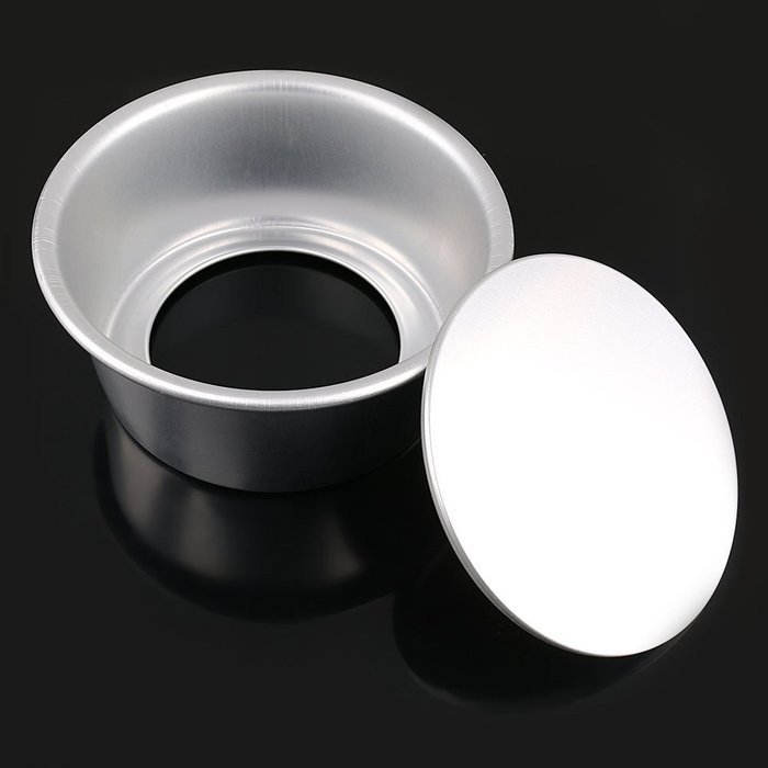 Speedysnails Removable Bottom Baking Mould Pan Silver Aluminium Alloy Round Cake Pan for Wedding Birthday Party... N3