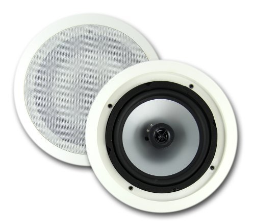 2) NEW VM AUDIO VMIS8 8" 350 Watt 2 Way In Ceiling/Wall Surround Home Speakers N6