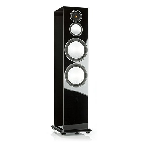 Monitor Audio- Silver 10 3-Way Floorstanding Loudspeaker- Each (Premium High Gloss Piano Black)