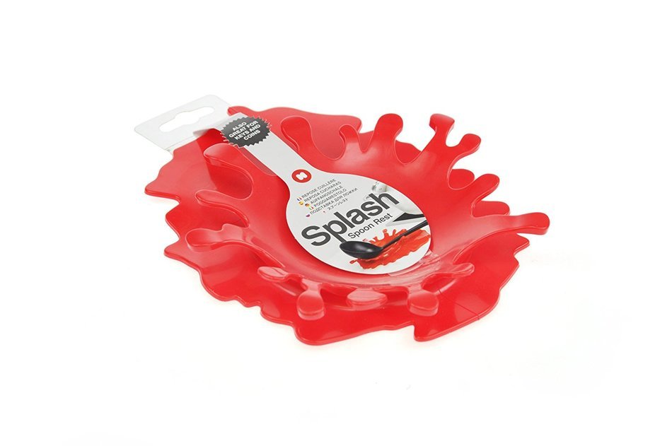 Spoon Rest Holder- Red Splash