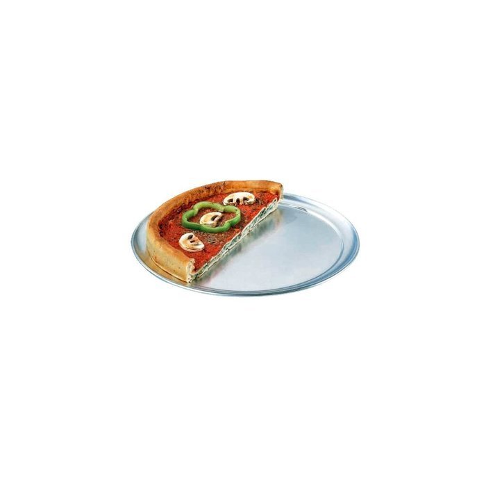American Metalcraft (HCTP12) - 12"" Hard Coat Anodized Aluminum Wide Rim Pizza Pan