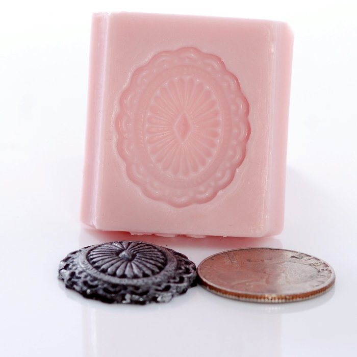 Western Concho Silicone Mold Easy to use with Chocolate, Fondant, Candy, Resin, Polymer Clay, Metal Clay. Jewelry...