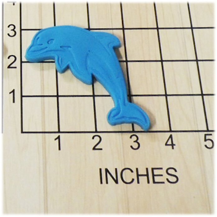 Dolphin Shaped Fondant Cookie Cutter and Stamp #1141