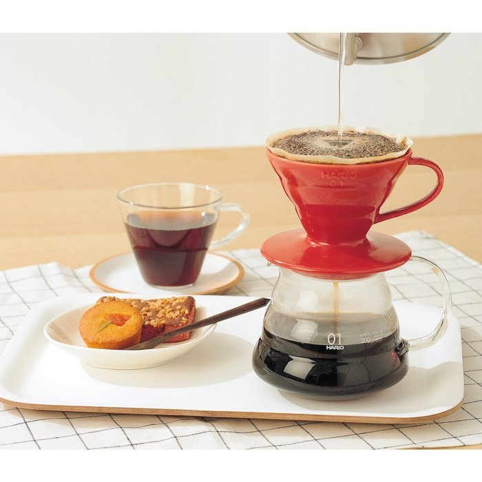 Hario V60 01 Coffee Dripper, Ceramic N34