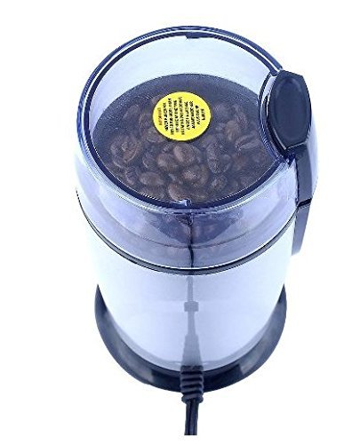 Brown Bear Supplies Electric Spice, Coffee and Herb Grinder with Stainless Steel Blades, Silver N7