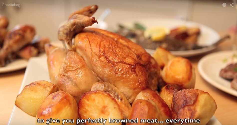 Roastabags - Self Basting Oven Bags (Pack of 8) for Brining and Roasting Chicken, Meat, Seafood & Vegetables.... N3