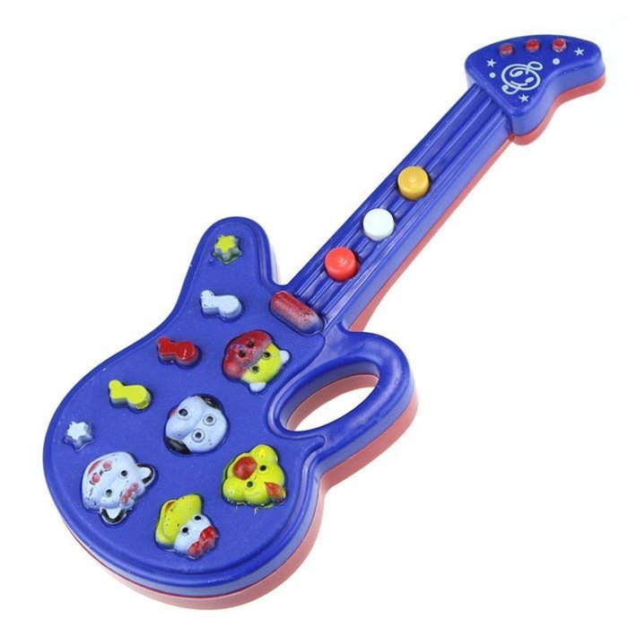 Electronic Guitar Toy，BeautyVan Nursery Rhyme Music Children Baby Kids Gift Electronic Guitar Toy N6