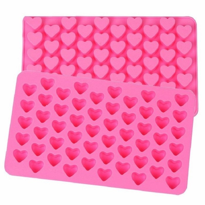 365mx Cute 55 cube mini heart silicone mold fondant silicone molds cake decorating N4