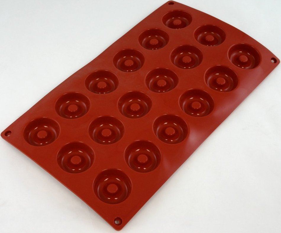 World Cuisine Non-Stick Silicone Mold, Savarin, Mini N3