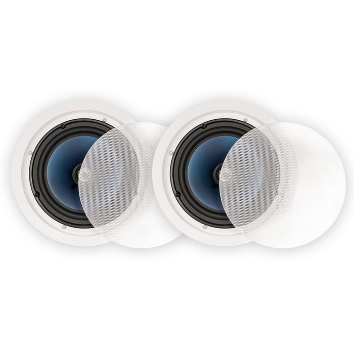 Blue Octave Home LC82 Round In-Ceiling Speakers (White)