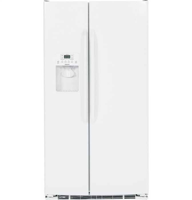 Hotpoint HSS25ATHWW 25.4 Cu. Ft. White Side-By-Side Refrigerator N3