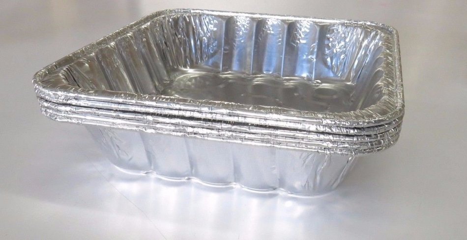 Disposable/reusable Square Poultry Roasting Pan-10 3/8" X 10 3/8" X 2 3/8" (50) N5
