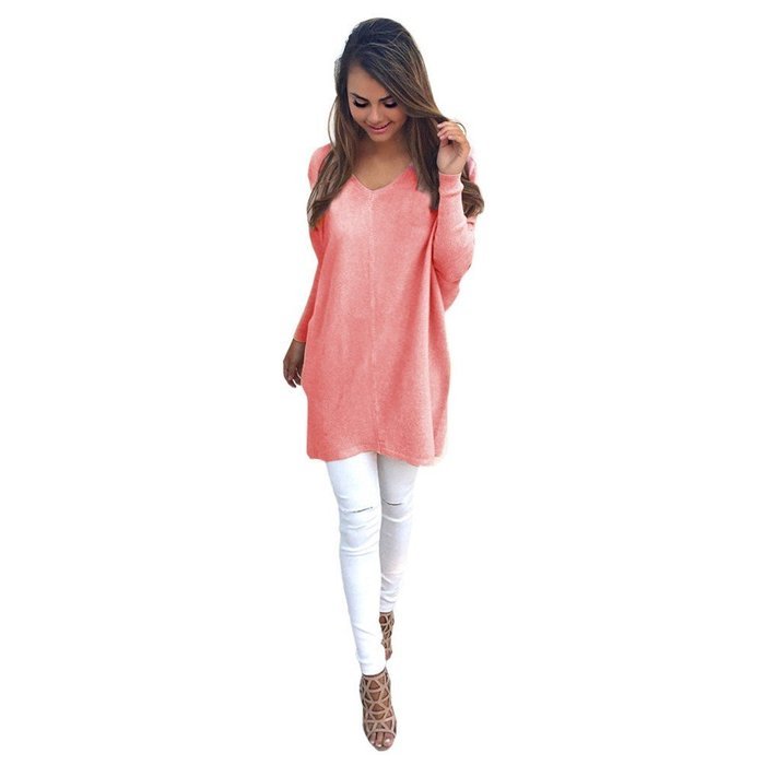 Casual Sweaters,Moreocme Womens Casual Long Sleeve Jumper Sweaters Coat N16