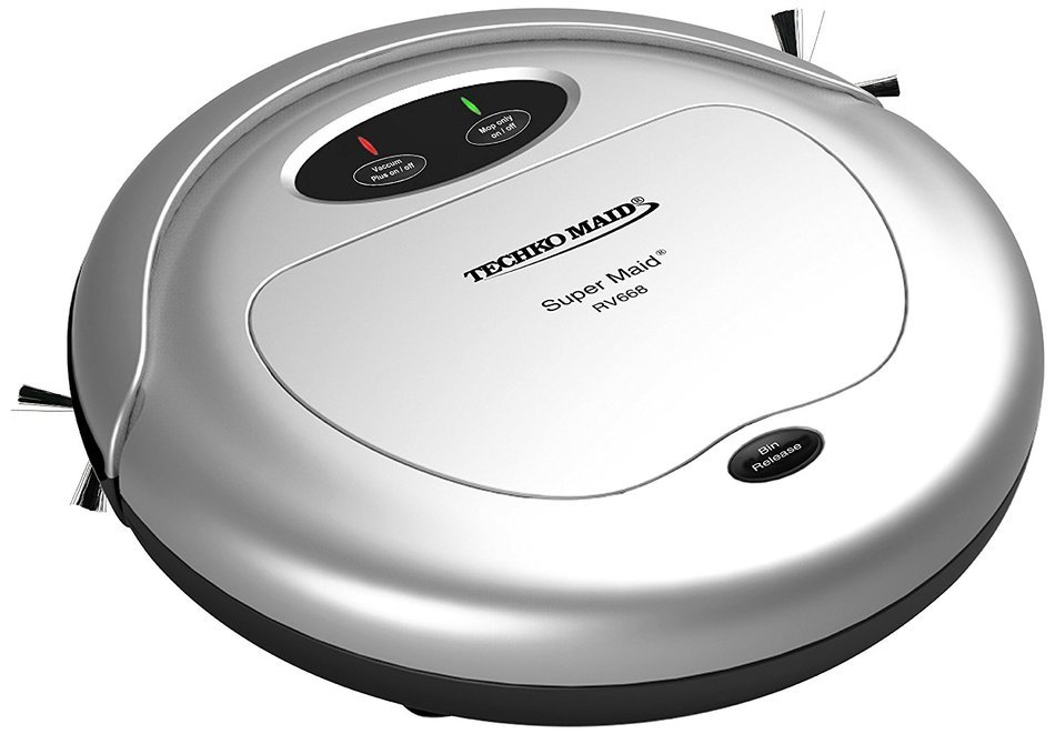 Techko Maid RV668 Super Maid Vacuum, Silver
