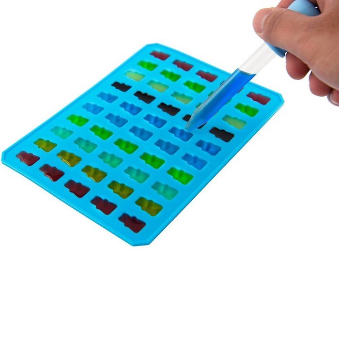 Ticent Silicone Gummy Bear Candy Molds - 50 Cavity (Pack of 2) N10