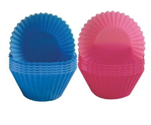 The Little Cook Round Silicone Cupcake Molds (Set of 12)