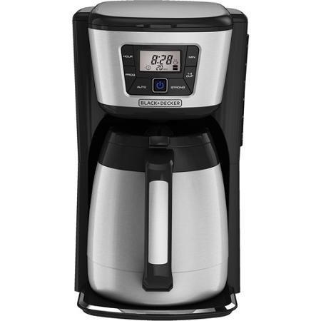 12-Cup, Double-Walled And Vacuumed-Sealed, Programmable Coffee Maker with Thermal Carafe, Black N2