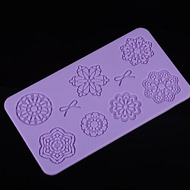 Y&XL&H DIY Silicone Cake Mold Chocolate Mold Flower Type Cake Mould Random Color