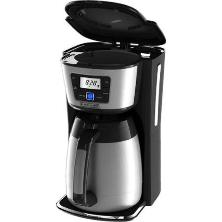 12-Cup, Double-Walled And Vacuumed-Sealed, Programmable Coffee Maker with Thermal Carafe, Black N3
