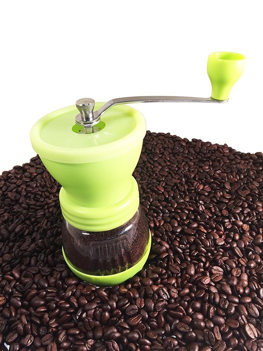 DuraCasa Manual Burr Coffee Grinder for Espresso - Roasted Coffee Bean, Black N7