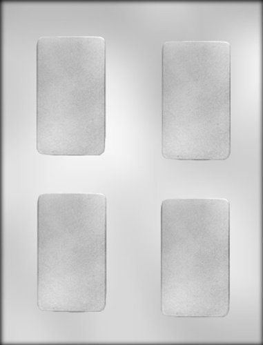CK Products 3-1/2-Inch Plain Bar/Card Chocolate Mold