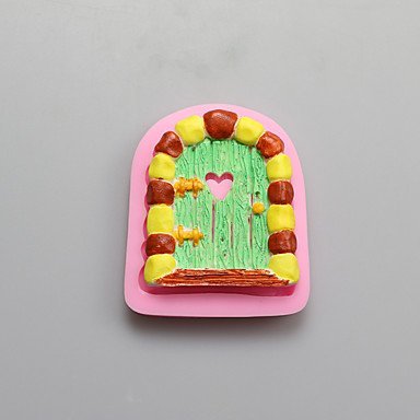 Y&XL&H The Stone Door Chocolate Silicone Molds,Cake Molds,Soap Molds,Decoration Tools Bakeware N3