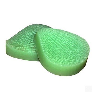 Sher Leaves Baking Fondant Cake Chocolate Candy Mold,L6.1cmW5.1cmH1.6cm