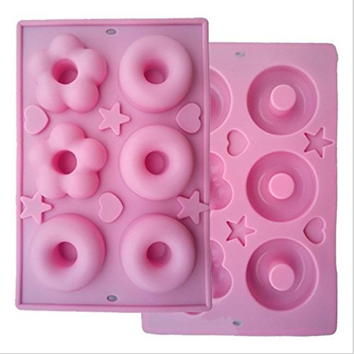 GUO -Cake molds Chocolate molds Silica gel Baking mold 5 pieces N2