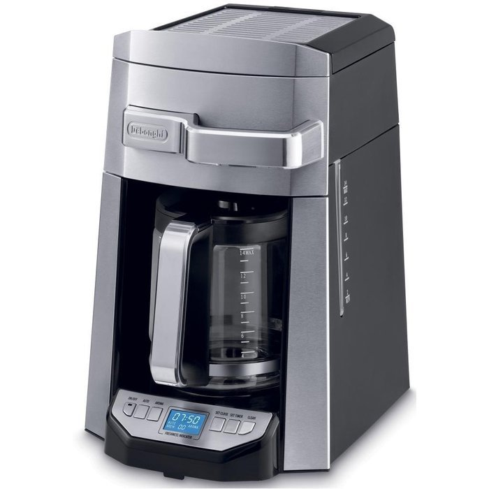 DeLonghi 14-Cup Programmable Drip Coffeemaker with AromaButton, Pause and Serve Feature and Built-In Cup Warmers... N2