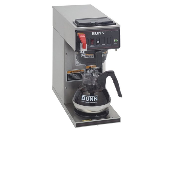 BUNN CWTF15-1 S/S 12-cup Automatic Coffee Brewer with 1L Warmer