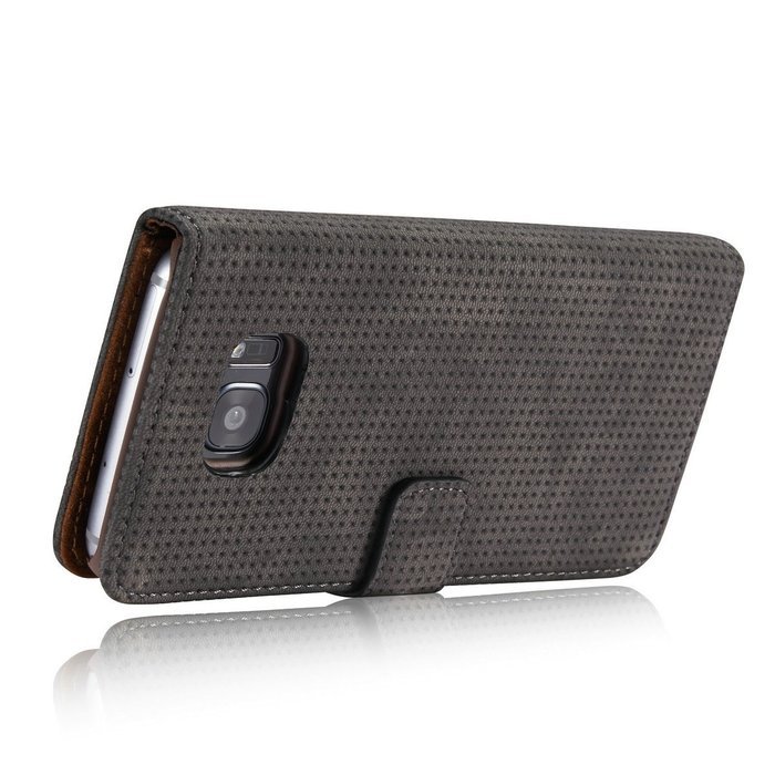 TYoung Retro Style Folio Magnetic Wallet Case Cover for Samsung Galaxy S7 Edge, Classic Breathable Artificial...
