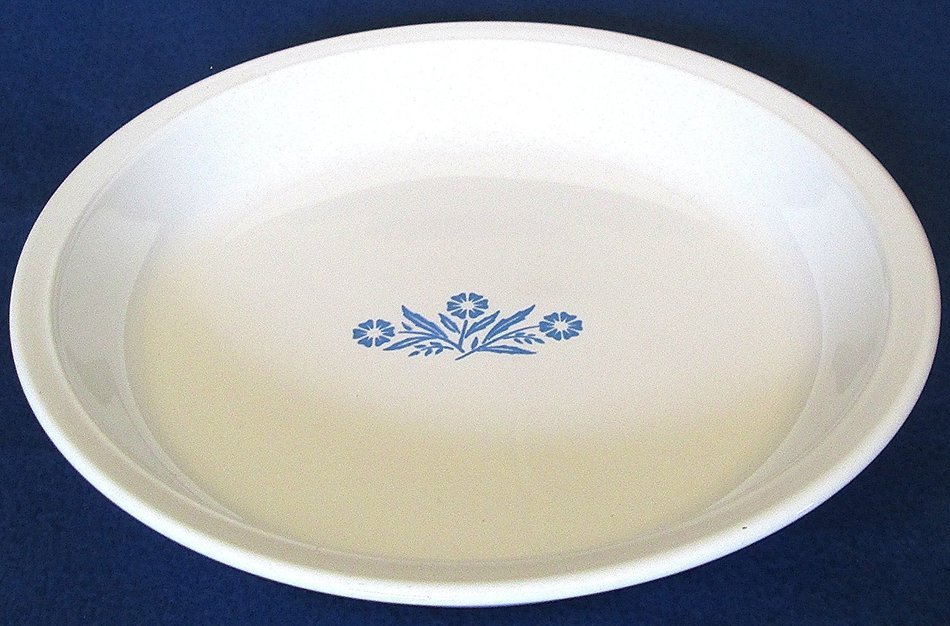 Corning Ware Blue Cornflower 9" Pie Plate P-309 N2