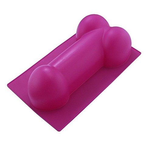 New Big Penis Shaped Silicone Cake Mould Dick Soap Mold 3D Fondant Cake Mold N2