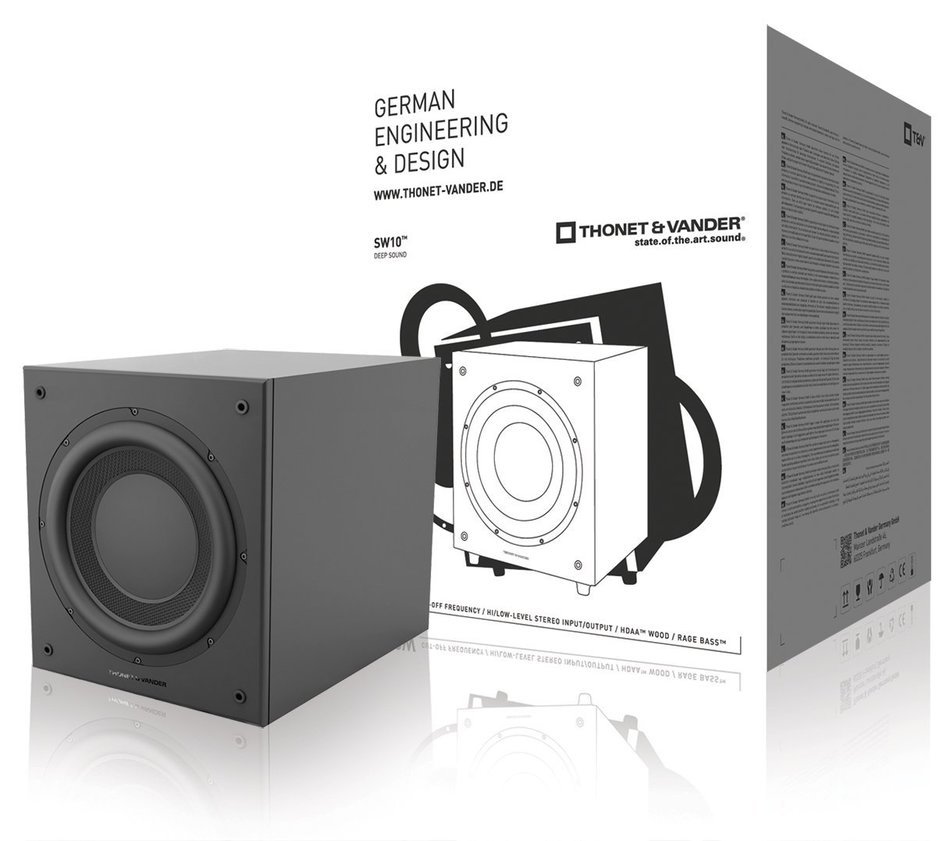 Thonet and Vander SW10 - Wooden Subwoofer Speakers - German Engineering and Design N4