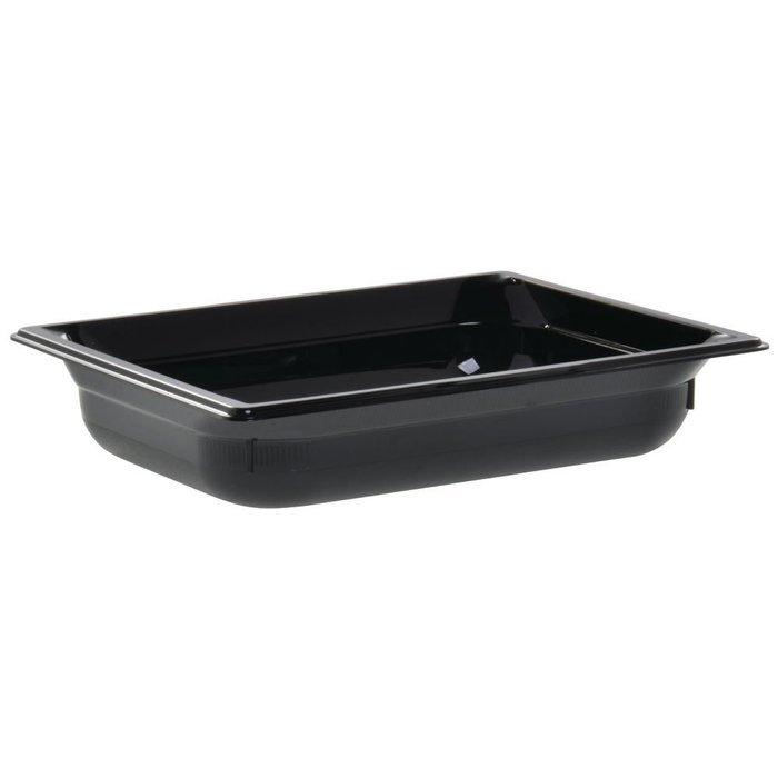 Vollrath 9022420 Half Size Super Pan 2.5"Deep, High Temperature Black