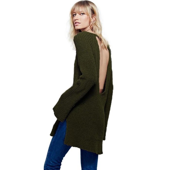 Pullover Sweater,Morecome Women Long Sleeve Pullover Loose Sweater Jumper Tops N13