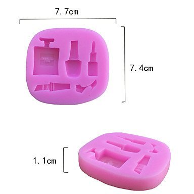 Sher Cosmetics Type Candy Fondant Cake Molds For The Kitchen Baking Molds N3