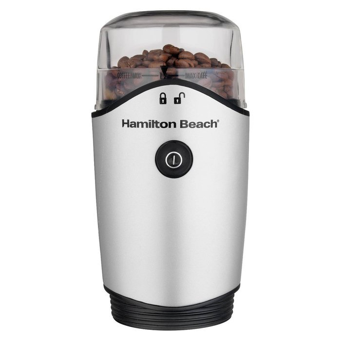 Hamilton Beach Coffee Grinder (Aluminum Finish)