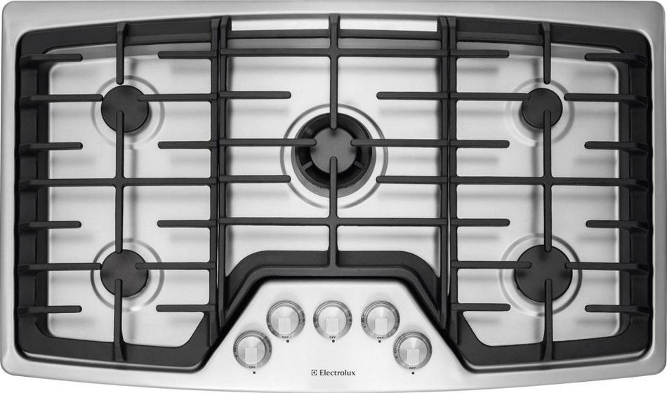 Electrolux EW36GC55PS Gas Cooktop, 36-Inch, Stainless Steel