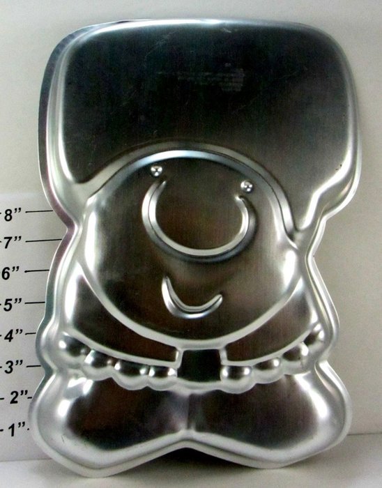 1978 Wilton Ziggy Cake Pan 502-7628 - Silver