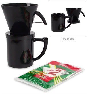 Melitta Black Manual Coffeemaker 1 Cup