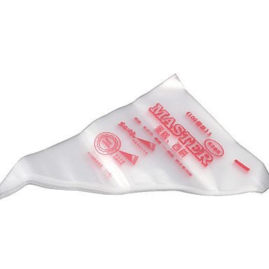Sher 100pcs Disposable Icing Piping Cake Pastry Tip Cupcake Decorating Bags Tool(1728cm) N3
