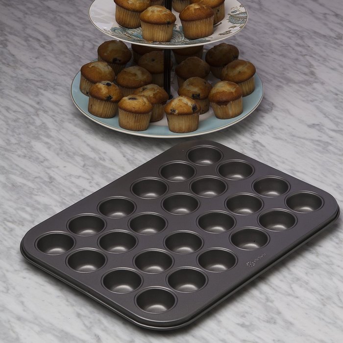 Ecolution Bakeins 12 Cup Muffin and Cupcake Pan &ndash; PFOA, BPA, and PTFE Free Non-Stick Coating &ndash; Heavy Duty Carbon... N20